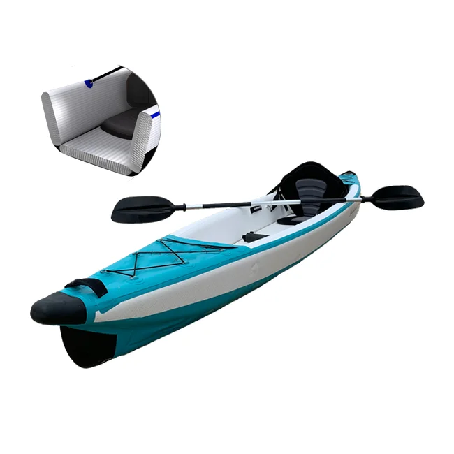 Reasonable Factory Price Recreational Adult fishing Kayak Inflatable Boat for sale