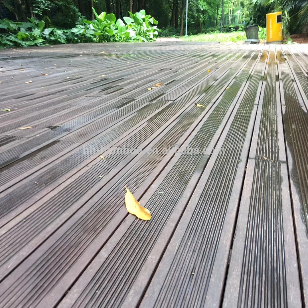 High Anti-mildew with  CE  100% Moso Bamboo Decking Outdoor