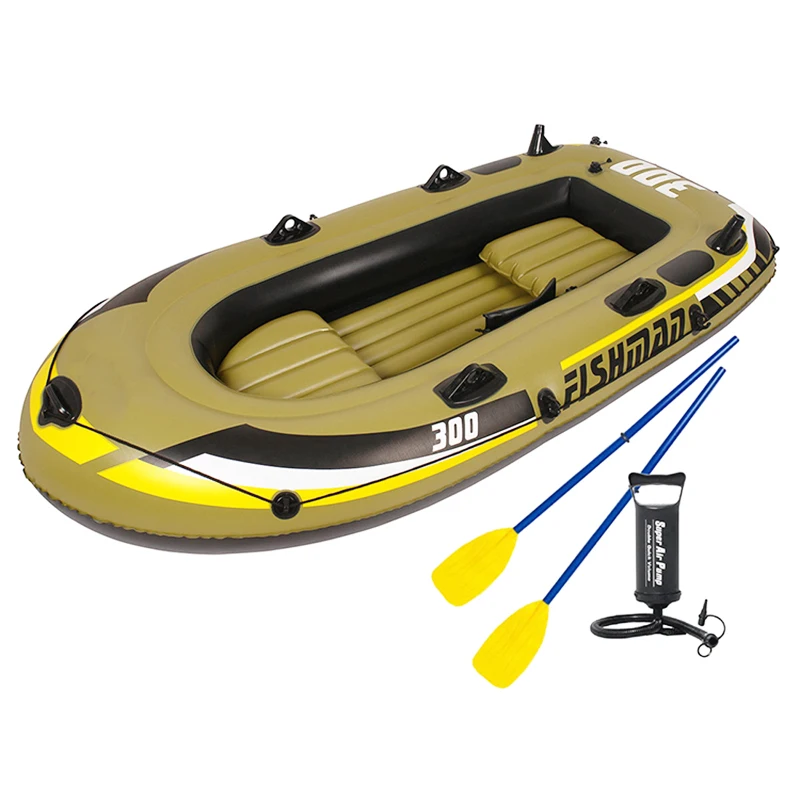 Water Sports Fishing Kayak Rowing PVC Inflatable Canoe Boat