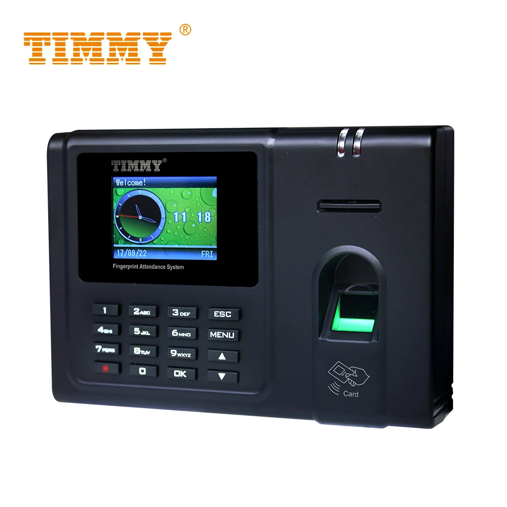 TIMMY TM51 бесплатное программное обеспечение wifi сканер отпечатков пальцев время + запись времени посещаемость