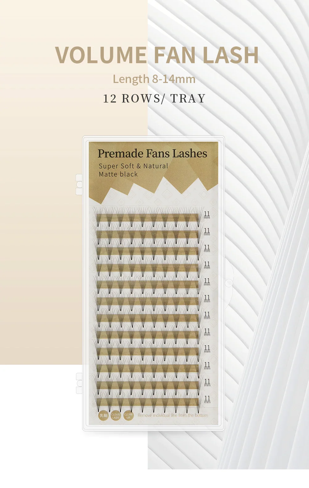 2d 3d 4d 5d 6d 7d 8d 9d 10d volume fans eyelash extension fanned individual 20d lashes