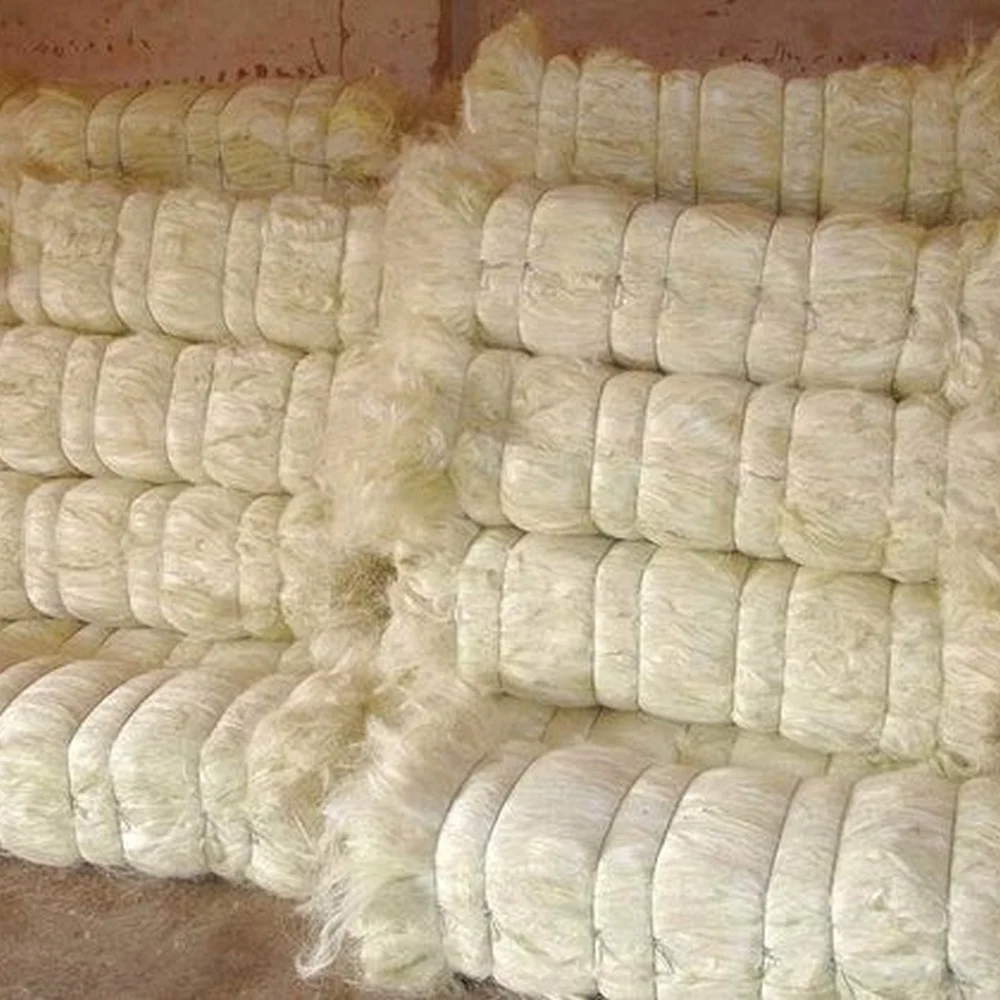 Raw Sisal Fiber, ropes, net, fiber, bamboo, coconut, cotton