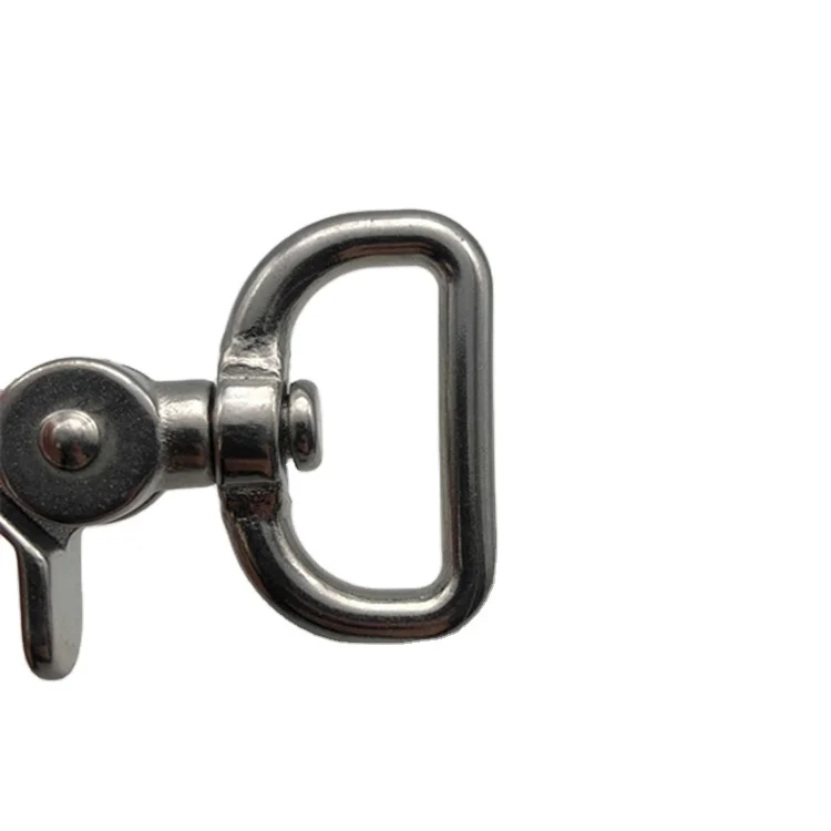 Pet dog leash hook stainless steel trigger swivel snap carabiner hook