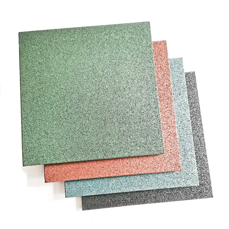 
outdoor practical rubber tile driveway recycled rubber paver 
