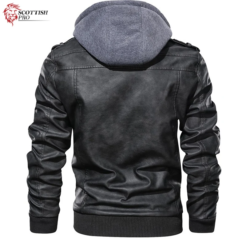 Fashion Designs Boys Classic Biker Jacket Motorcycle Pu Leather Jacket For Mens Slim Fit Leather Coat