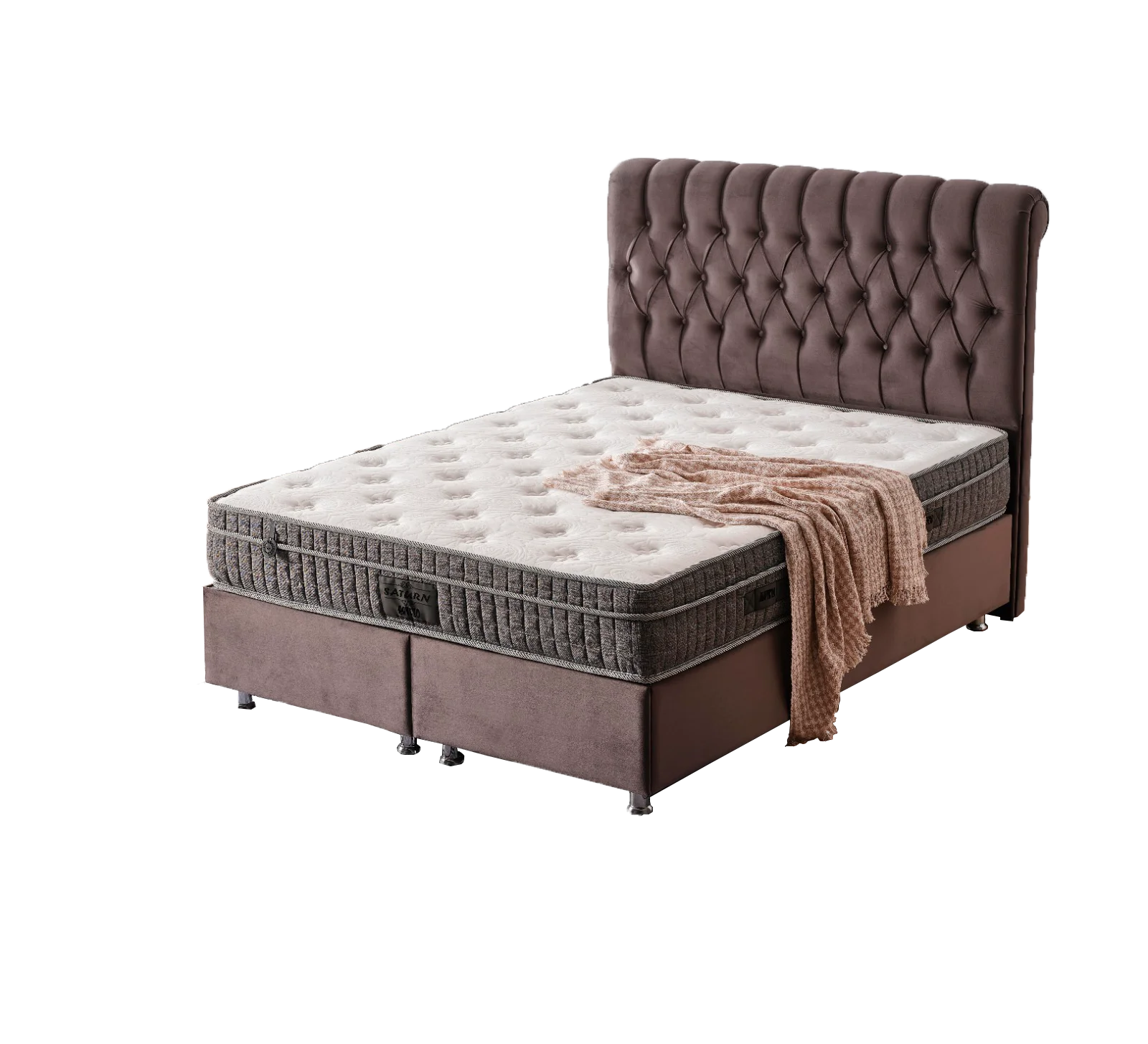 Saturn Mattress bed in a box any sizes memory foam pocket spring mattresses