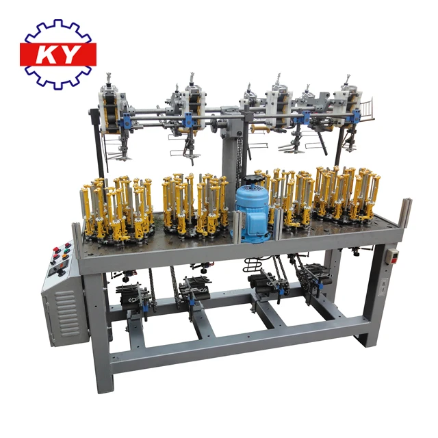 Textile trimmings flat cord braiding machine price