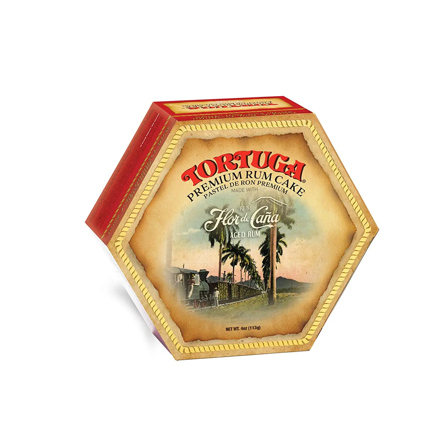 
TORTUGA Caribbean FLOR de CANA Rum Cake - 16 oz - The Perfect Premium Gourmet Gift for Gift Baskets Giveaways 