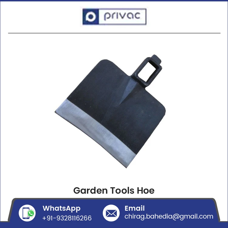 High Rail Grade Steel Material Heavy Duty and Durable Forged Heat Treated Polished Garden Hand Tools Hoe