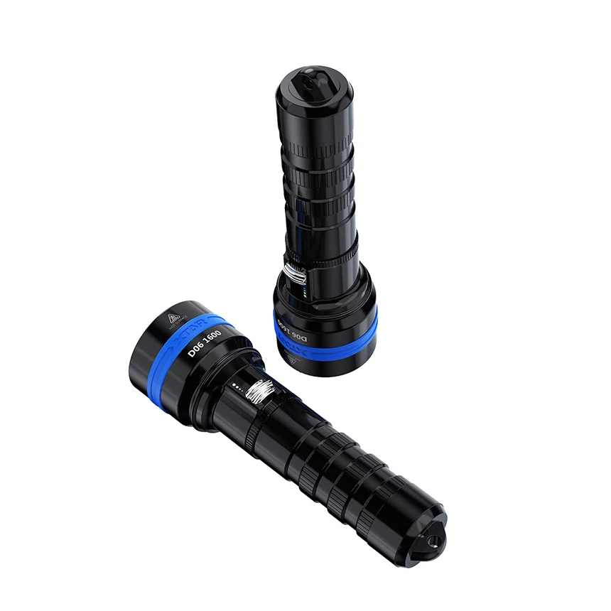 Xtar D06 1600 Cr123a 16340 18650 Powered Long Range Distance 430m Long Shot Beam Led Waterproof 100m Diver Flashlight