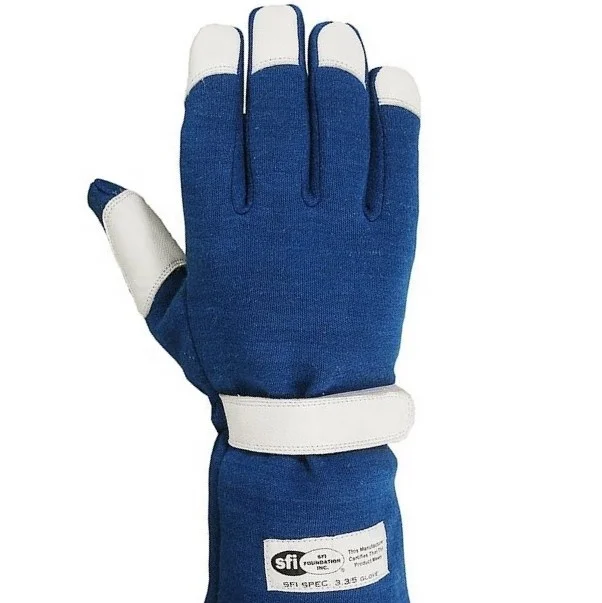 Custom All Weather Breathable Fireproof SFI 3.3/5 Nomex Auto Car Sports F1 Car Racing Gloves For Adult