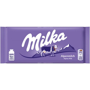  Шоколадный шоколад Milka 100 г Nutella детская