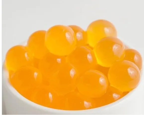 Mango Fruit popping boba  from Taiwan 3.4kg Bubble tea yellow  popping boba