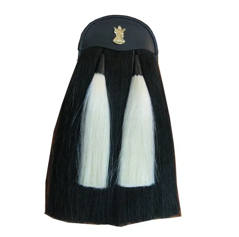 SI - SCOTTISH CAMERON HIGHLANDERS LONG HORSE HAIR SPORRAN