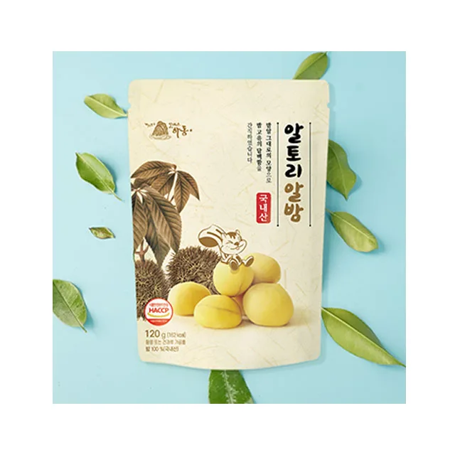 NUT SNACKS SAFE TO EAT FOR ALL AGES Korean Chestnuts Gone through A Sterilization Process Dessert Produced by Specialist
