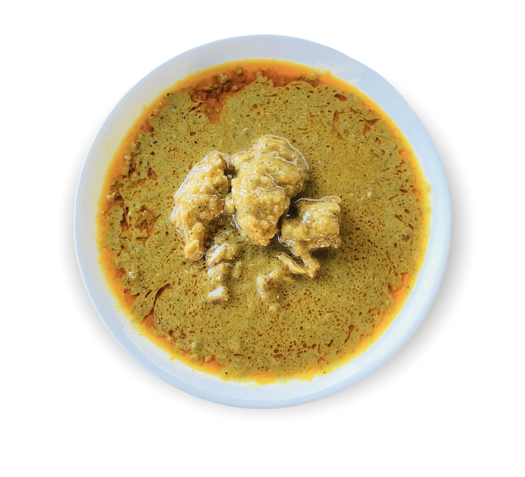 Тайская еда, суп коусой NUAE с говядиной, готов к употреблению