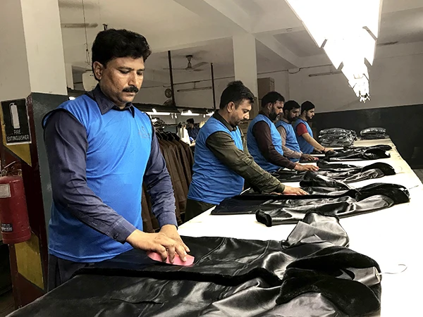 High Quality Motorcycle Vest Leather Denim Style Straight Bottom Laced Side Vest OEM Factory Wholesales