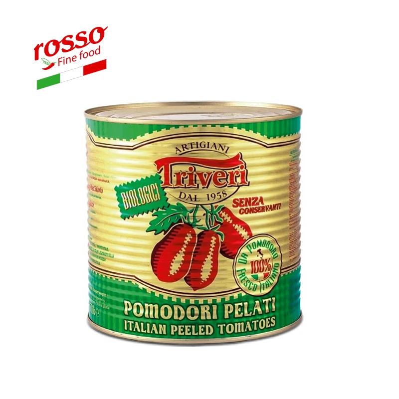 Triveri Biological peeled tomatoes in sauce 2.5 kg Made in Italy