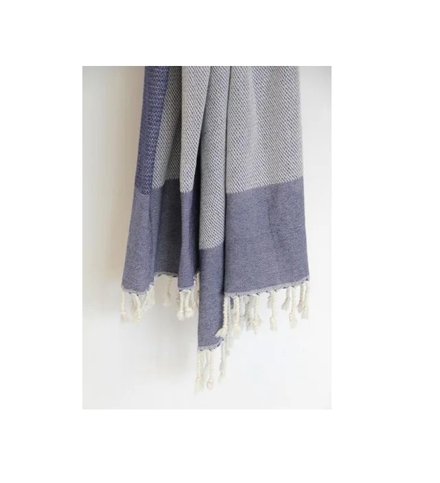 Экологичное одеяло в клетку из хлопчатобумажной пряжи