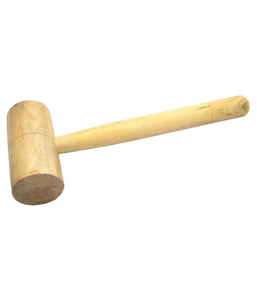 Mallet Hammer Manufacturer Wooden Wood Natural Color India Gift Gift Packing Pine Customized Logo Customized Size CROWN Business