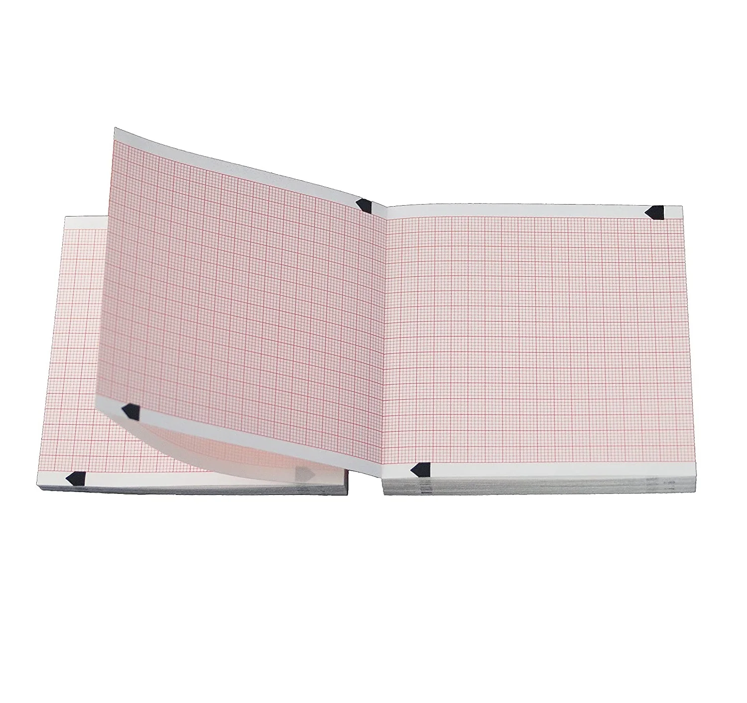 
ECG Paper Thermal Chart Fanfold Compatible with ZOLL 8000-0300, 90x90mm 