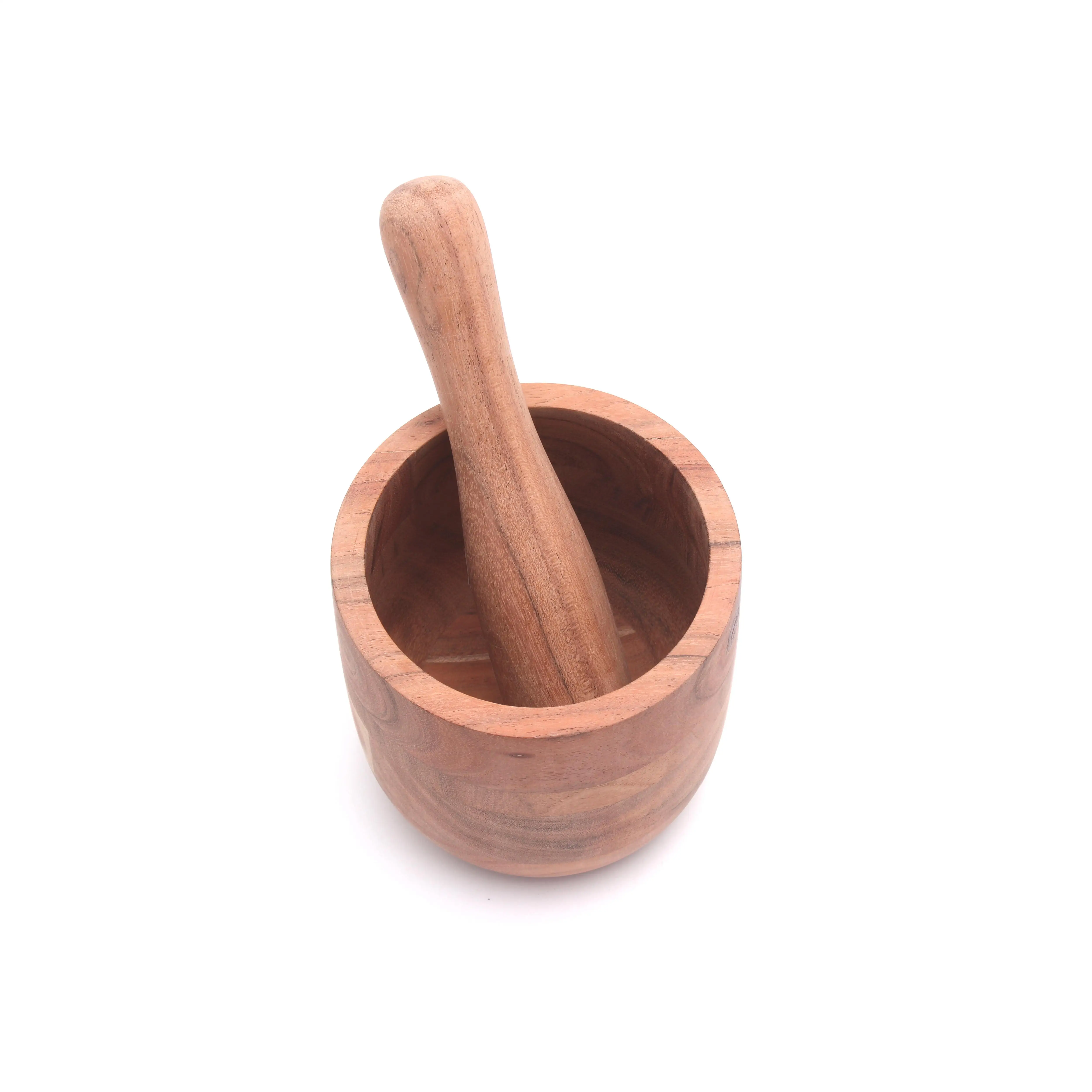 Wood Mortar and Pestle Perfect for Grinder for Herbs Garlic Walnut Spices & Kitchen Essentials Usage Custom Pestle & Mortar Set