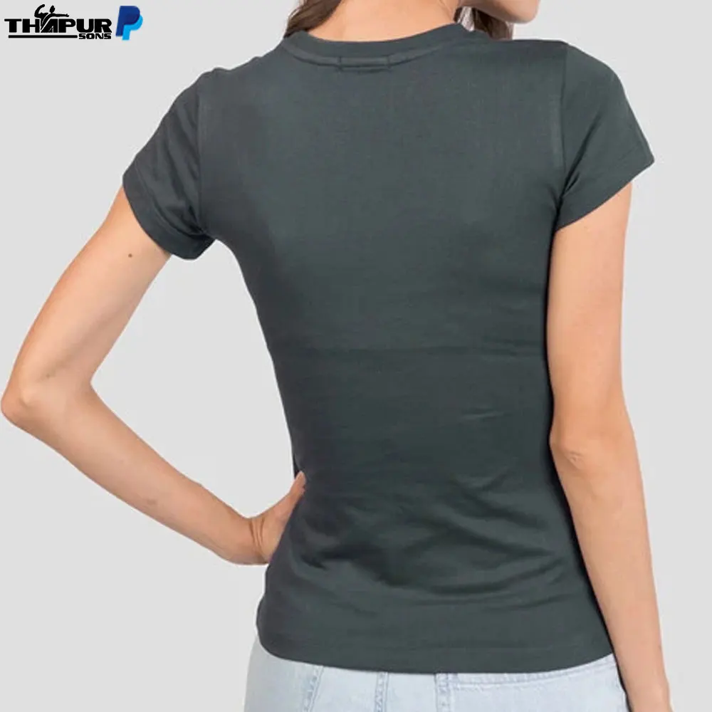 Ladies Apparel Plus Size T Shirt Casual Printed Knitted Short Sleeve T-shirts Causal Shirt Cut Out Flowers