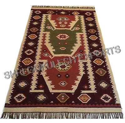 Wholesale High Quality Handmade Anti Slip Jute Kilim Designer Carpet For Floor House Decoration
