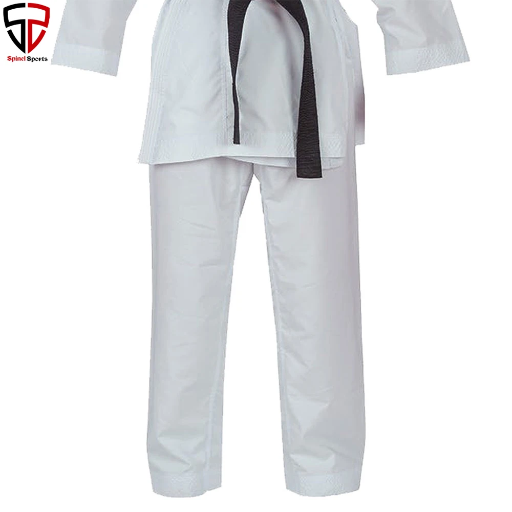 
White Karate Uniform Unisex Children Adult Suit Karate Clothes kids Long Sleeve Fitness Training. 