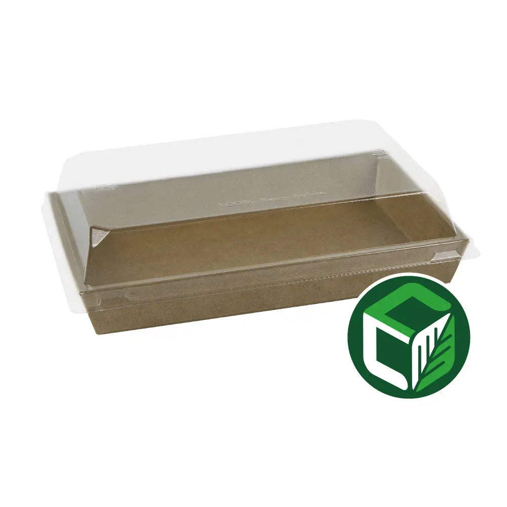 
Экологически чистый пищевой контейнер, складная бумажная коробка для сэндвичей 
