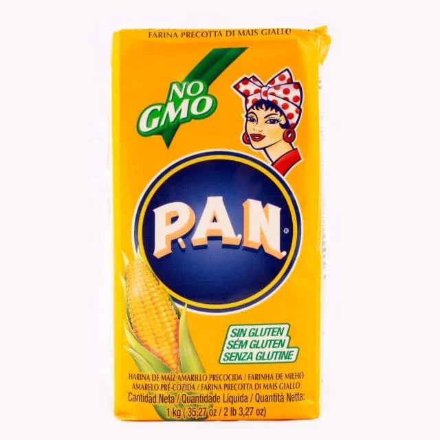 P.A.N. Pre-cooked yellow corn meal 1 Kg
