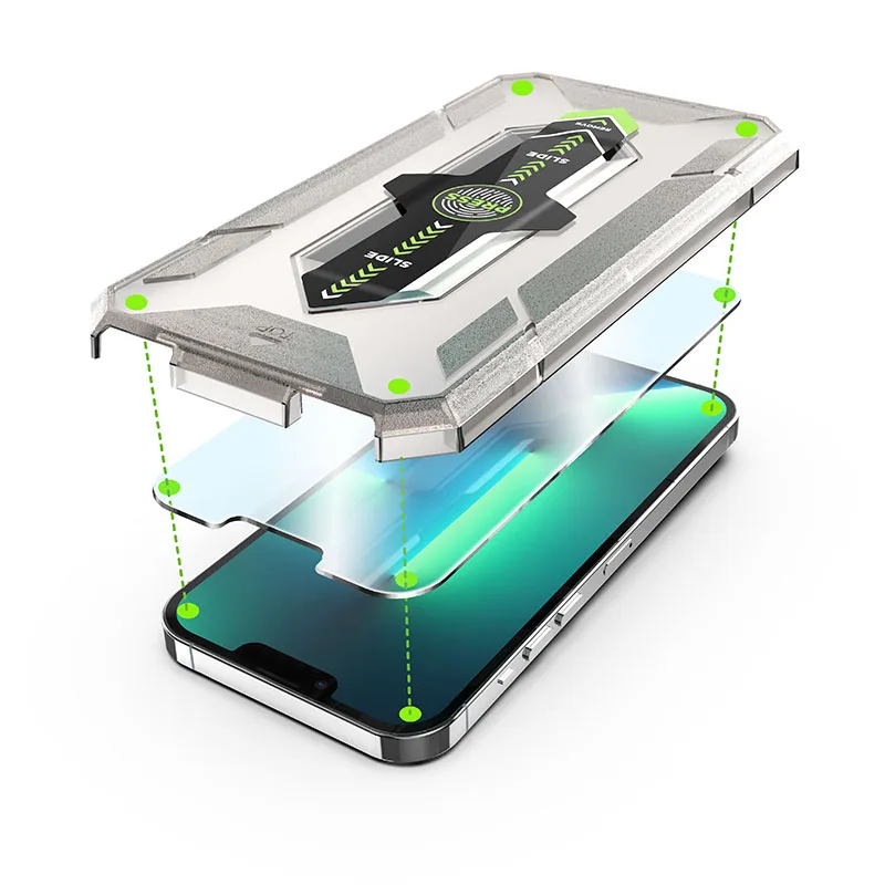 Mobilephone Tempered Glass for Iphone Screen Protector For Iphone 13 12 11 Pro Max HD Screen Protector With Installation Kit