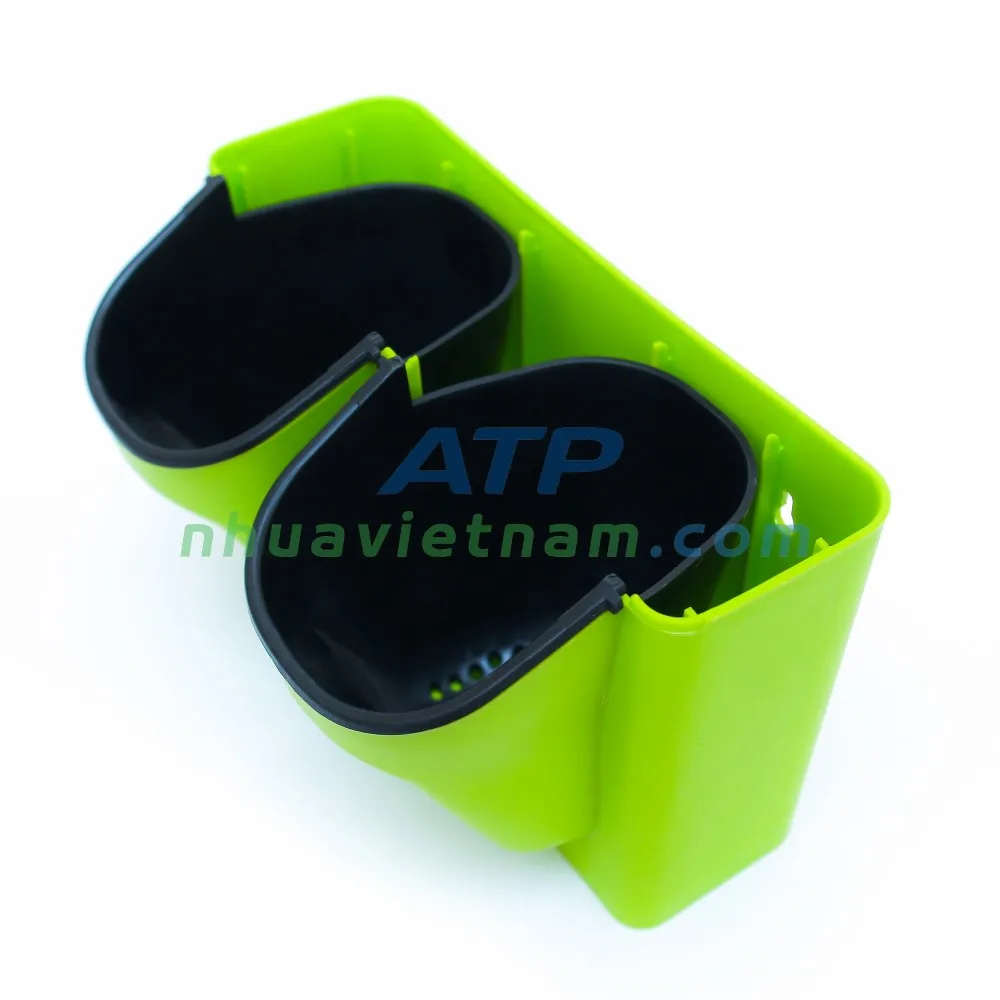 New Product Plastic Wall Hanging Planter Pot Two Compartment