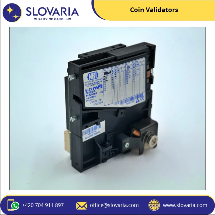 Certified Quality Unique Multi Frequency Technology Advanced Coin Validators from Top Supplier