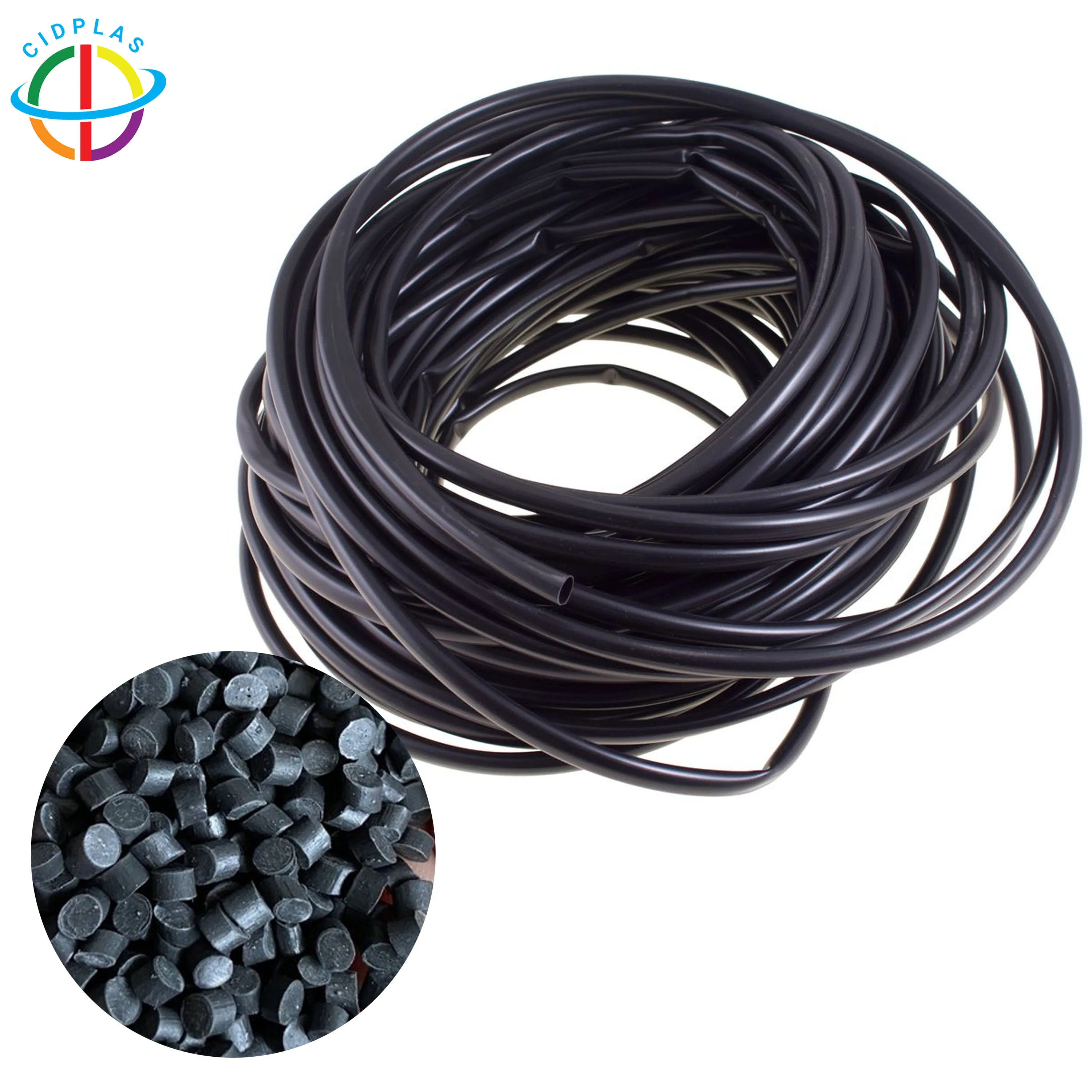 Непрозрачные белые ПВХ гранулы для оболочки кабеля наружная изоляция расширяемый девственный Композит на заказ проводов и кабелей