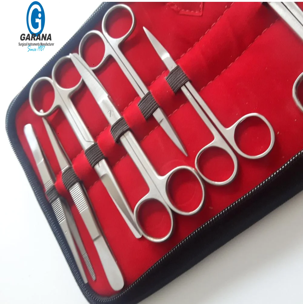 Premium quality Stainless Steel Tools for Medical Students of Anatomy, Biology, Veterinary, Marine Bio, Dissection Kit 24 Piece