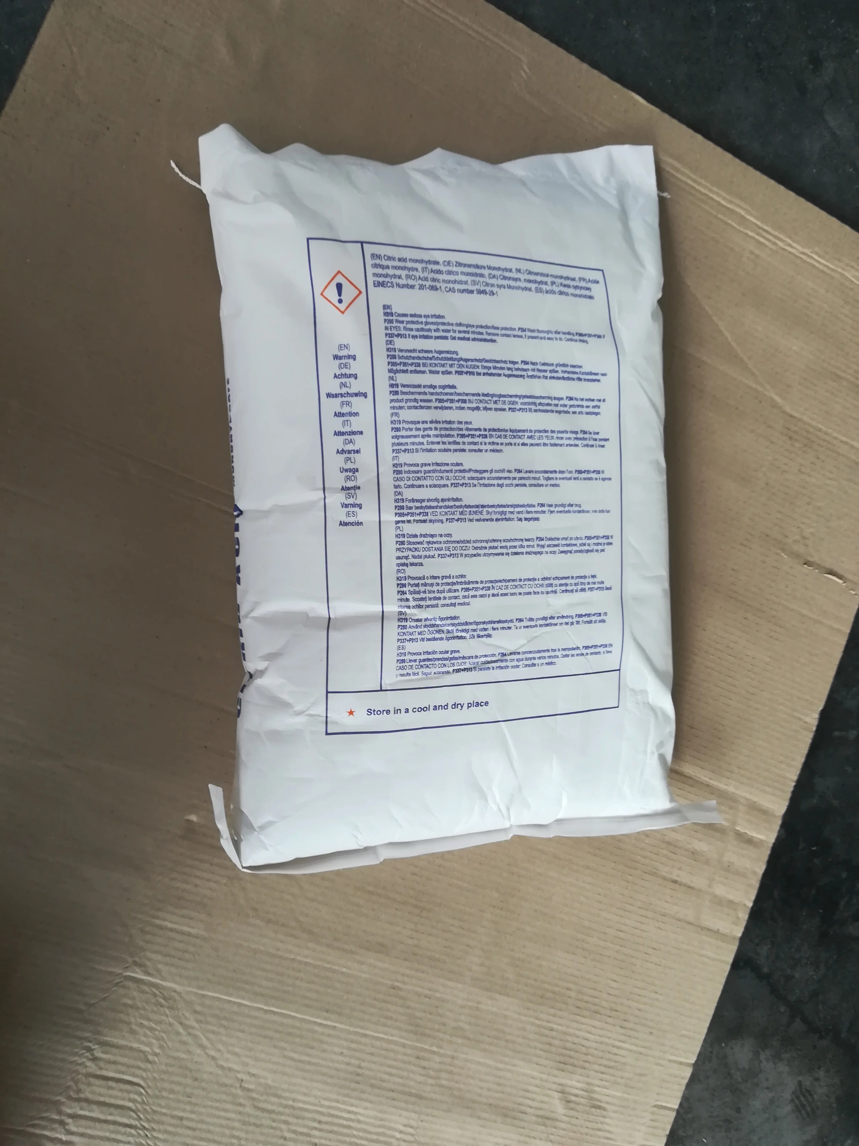 Best Price Manufacture Supply Food Grade Citric Acid Monohydrate