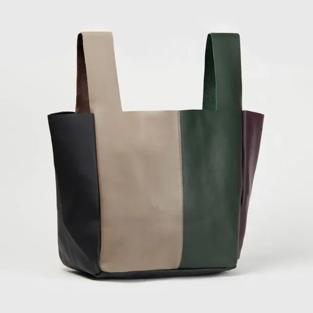 LONGLAI JEKYLL&HYDE LARGE TOTE BAG SPLASHY