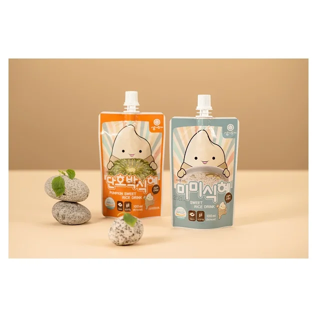 Portable pouch type Korean authentic traditional beverage Mimi Sweet Pumpkin Sikhye made in Korea safe food product