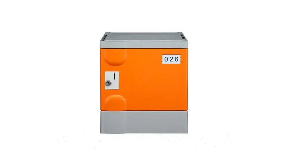 
Cheap Waterproof Coin Lock Orange Locker 