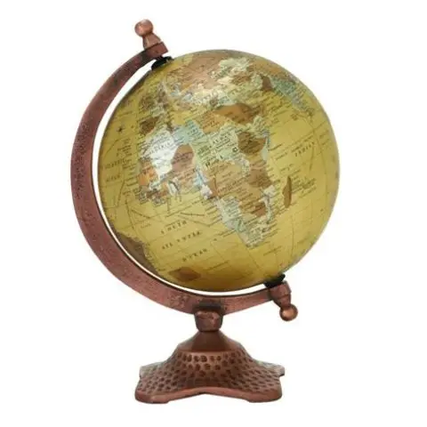 Best Quality Decorative World Map Paper & Plastic Globe / Gold Customized Globe for Schools and Office Desk