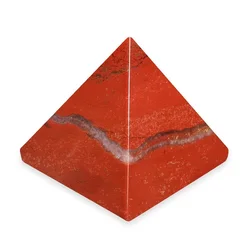 Wholesale Red Jasper pyramid hand made sunshine For Chakra Crystals Healing For Sale