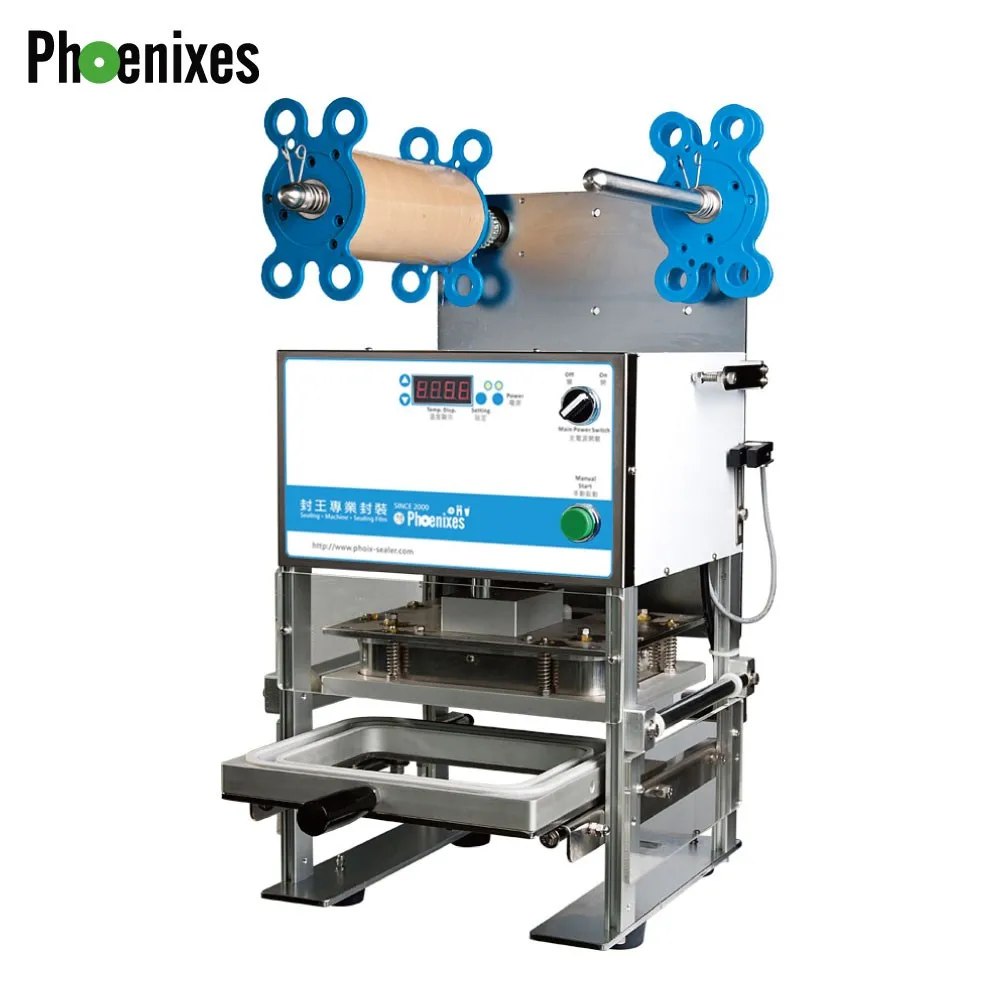 Automatic and manual trays sealing machine