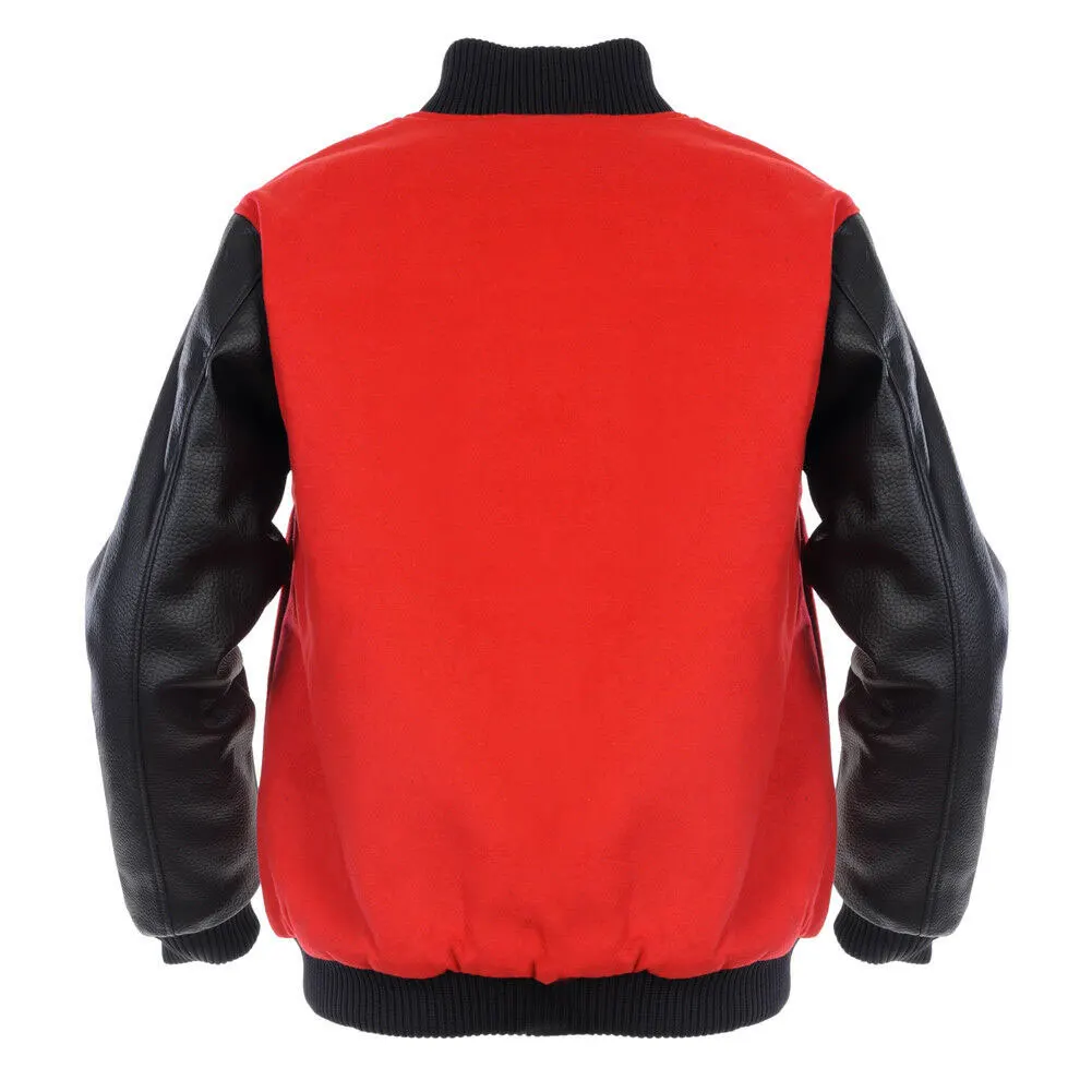 Новейший дизайн куртки для мальчиков-подростков куртка колледжа с укороченным дизайном индивидуальным и принтом логотипа