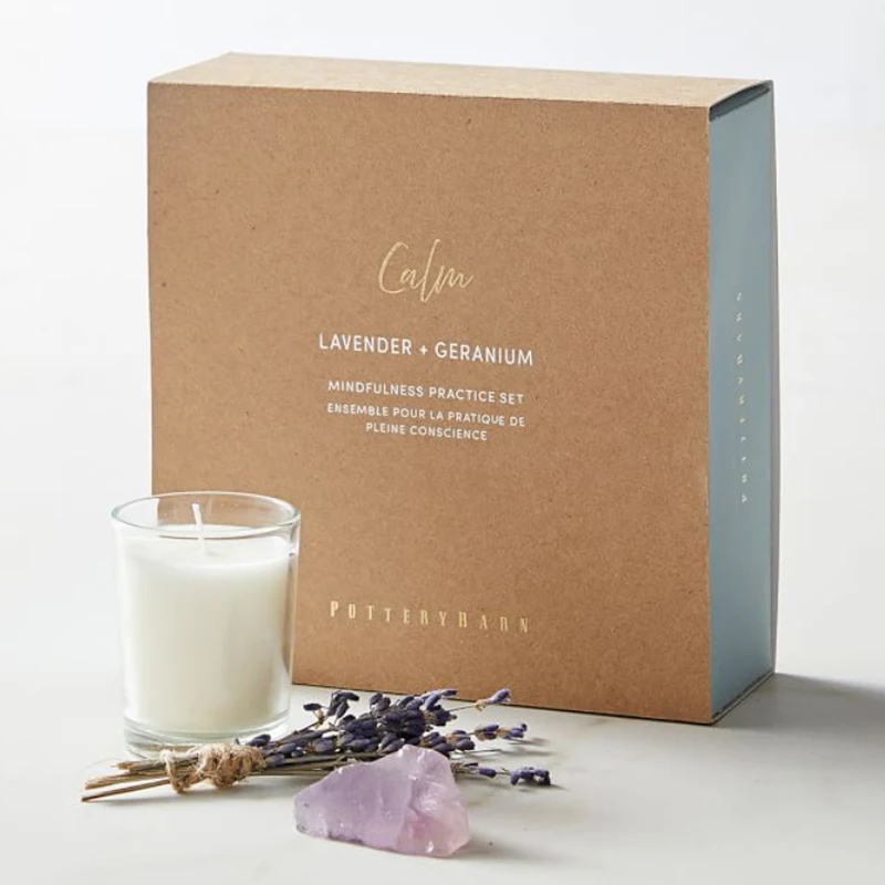 Handmade Mini Candle Maker Natural Soy Wax Gel Wax Pillar Shape Glass Candle Jar with Lid Wholesale Suppliers