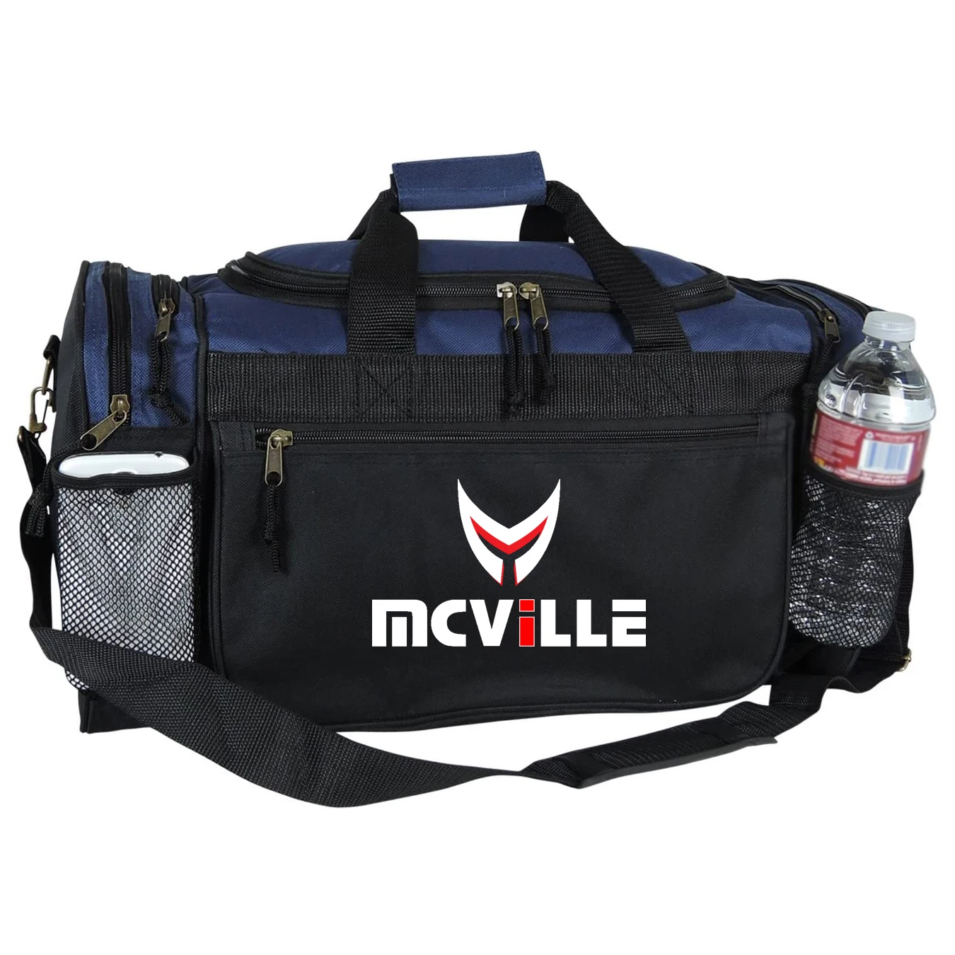 Custom Logo Printed Sports Duffel Bag Mesh and Valuables Pockets Travel Gym Extra Large Travel Luggage Sports Duffel Bags