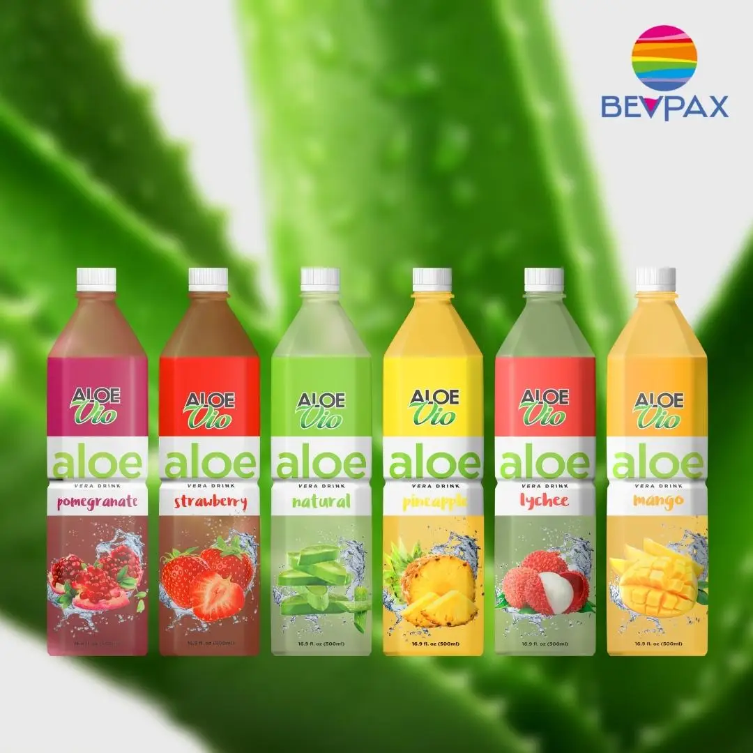 Sugar Free Aloe vera drink with pulps from ALOE VIO Brand