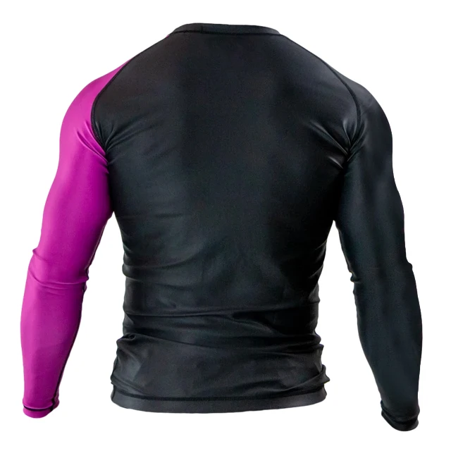 Men Swimming Rash Guard Long Sleeve Quick Dry Surf Driving T Shirt