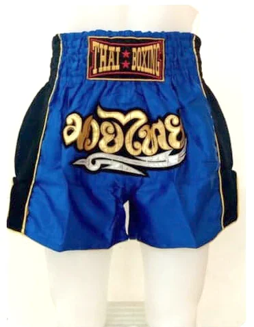 
Black deco side design Martial Arts Wear Sportswear Muay Thai shorts thai boxing pants unisex pants 