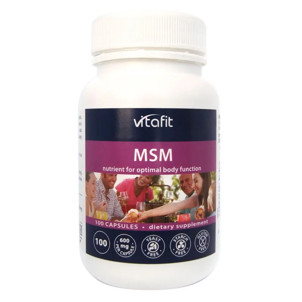 
Vitafit MSM Capsules | Support Joint Health, Inflammation Control and Heart Health 